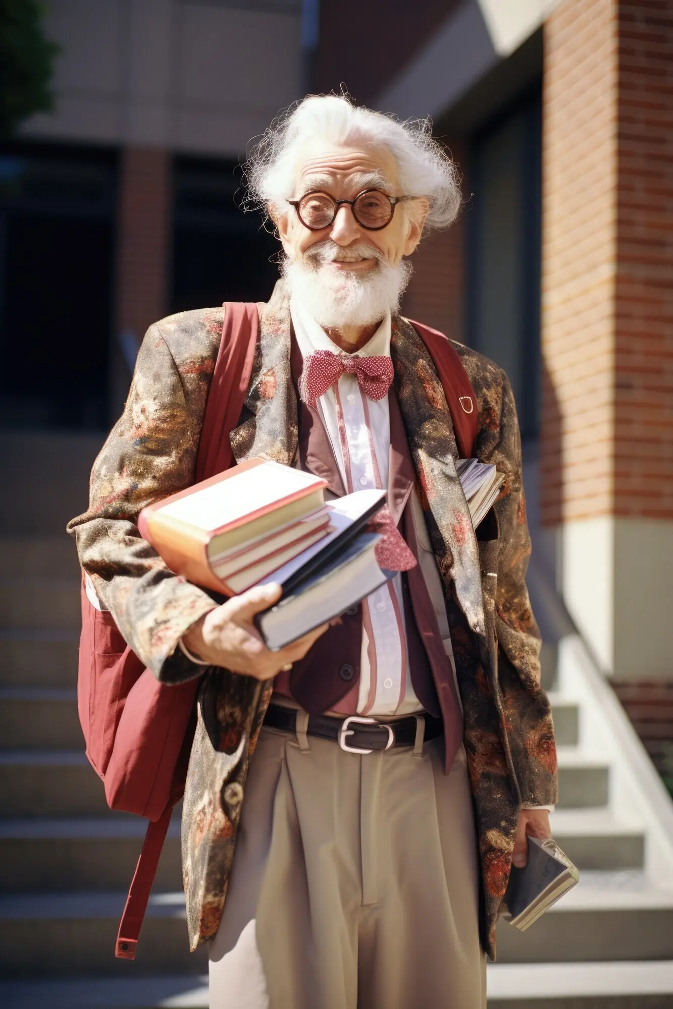 シニア男性のミディアムショット（教育コンセプト）